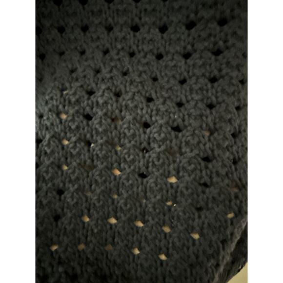 Ann Taylor Weekend Knit Stitch V-Neck Cardigan Navy Blue Size XS Petite - Picture 8 of 10